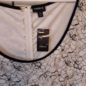 torrid Dresses - Torrid Lace Pleated Dress torrid Dresses - Torrid Lace Pleated Dress